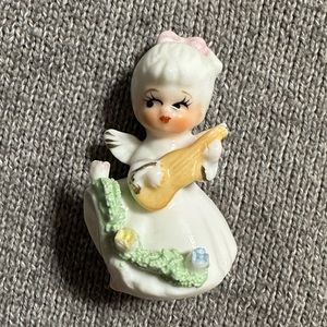 Vintage Napco miniature bone china angel figurine